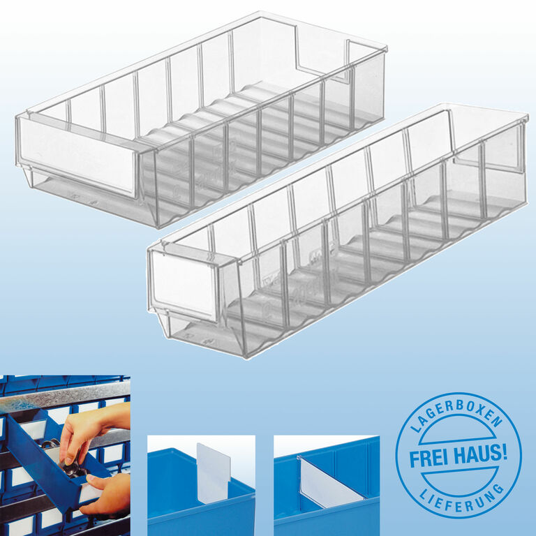 Lagerboxen Transparent, Sichtlagerkästen, EURO-Behälter bei Kaiser