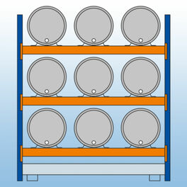 9x 200 l liegend