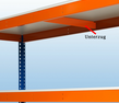 MP 10 Schwerlastregal - inkl. Unterzug zur Unterstützung der Dekorspannplatte